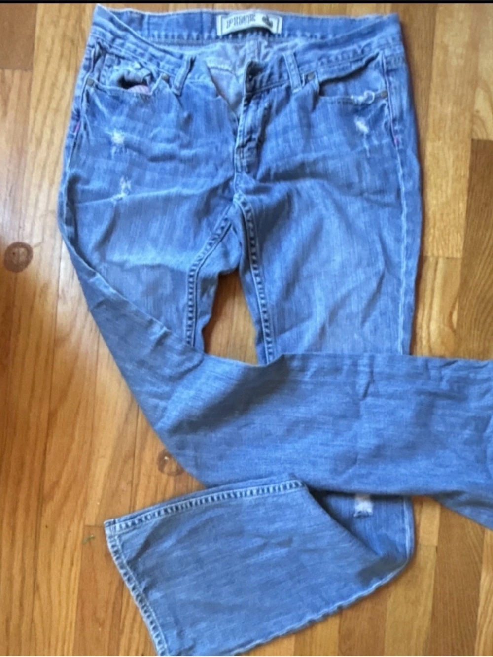 Light Blue Distressed VS jeans
